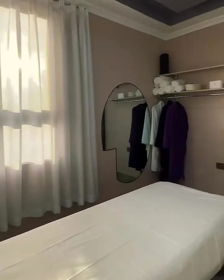 Massage room at Aura Glow